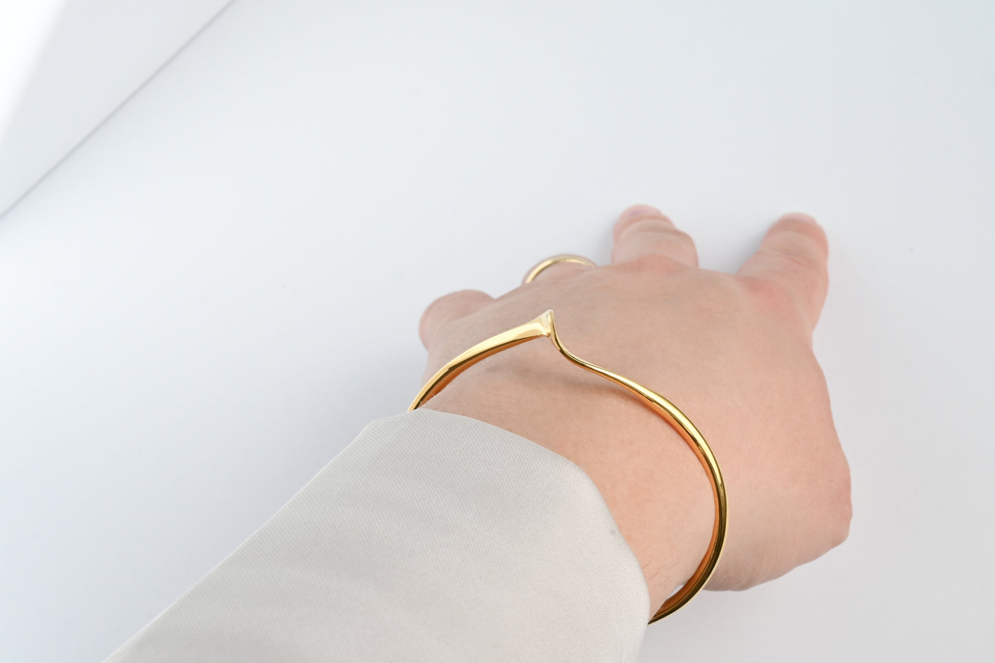 Sculptural Cuff Bracelet