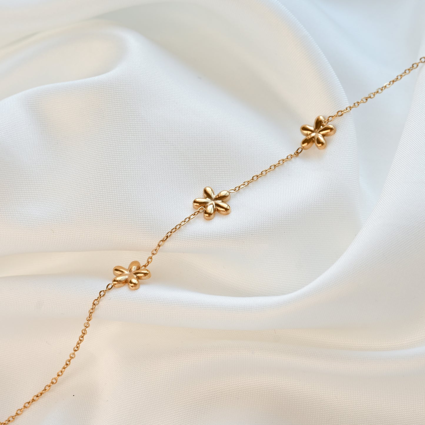 Gold Flower Bracelet