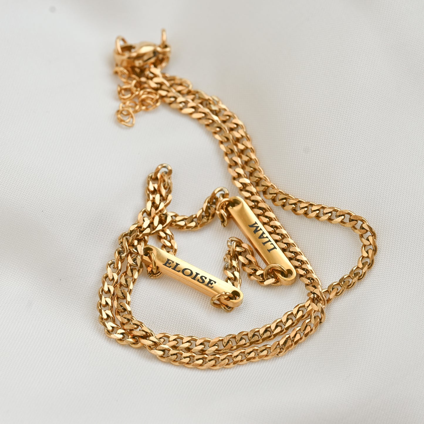 Multiple Name Bars Necklace