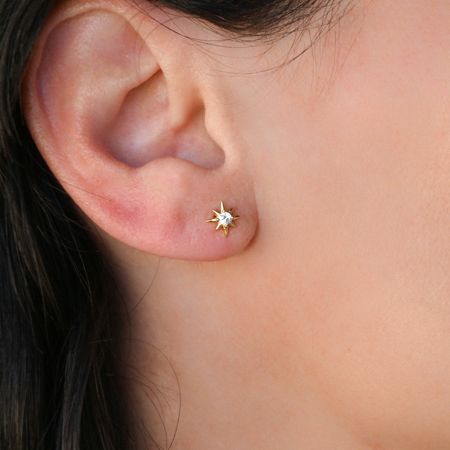 Silver Star Studs