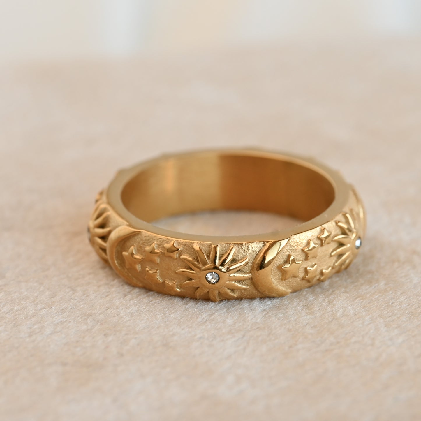Sun, Moon and Stars Cuff Bracelet