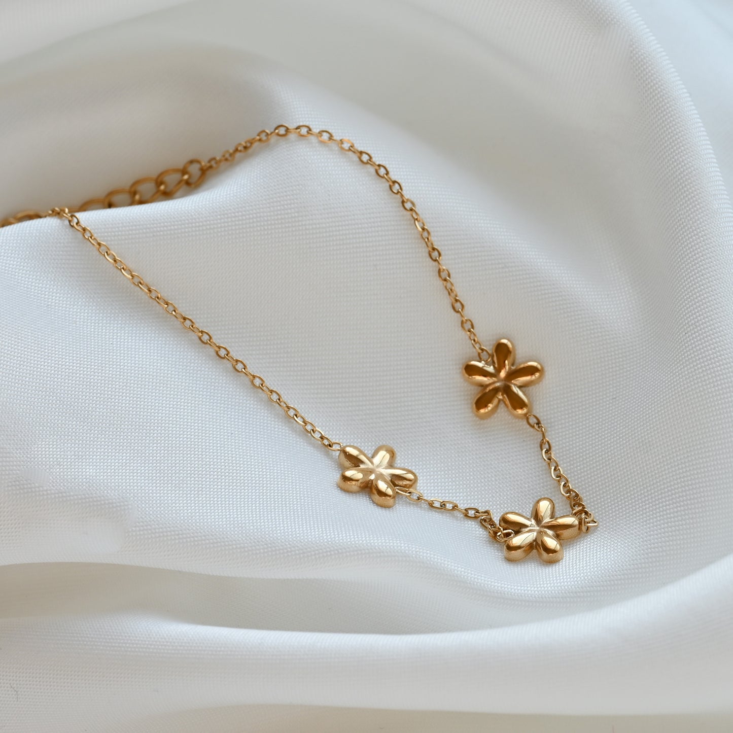Gold Flower Bracelet