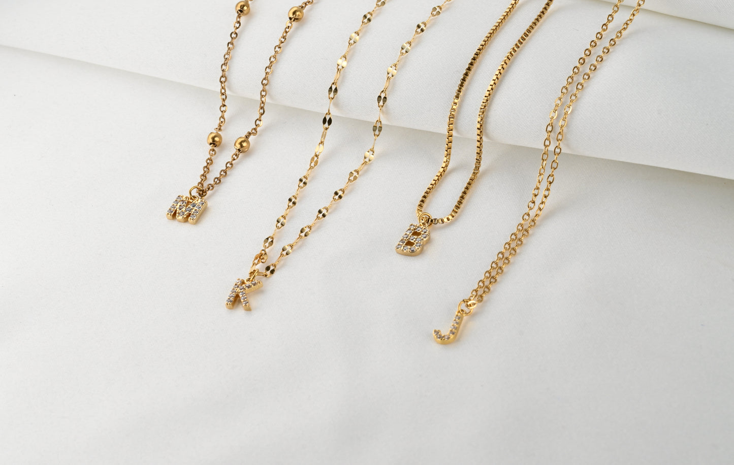 Diamond Initial Necklace