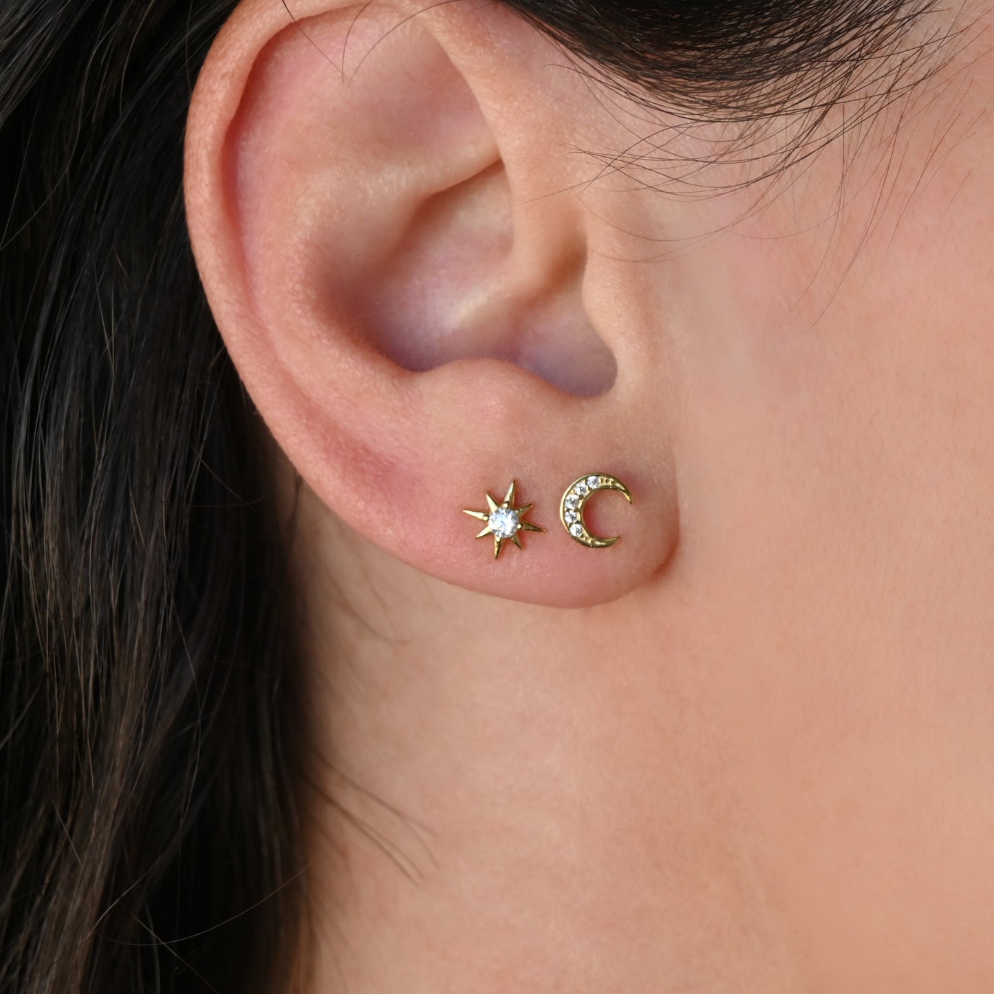 Silver Star Studs