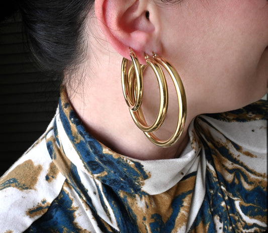4.5mm Large Tunnel Hoops