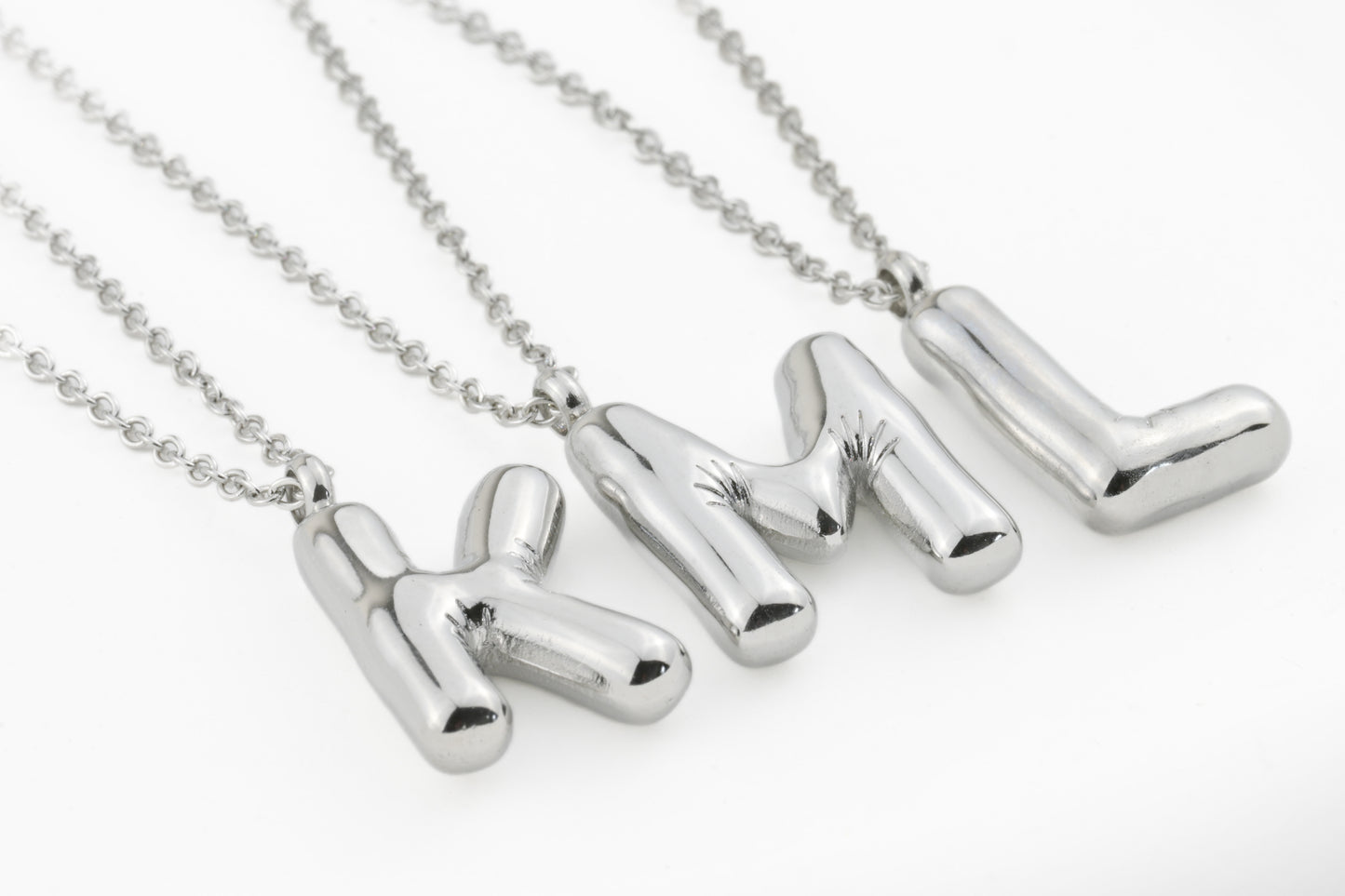 Molten Initial Necklace