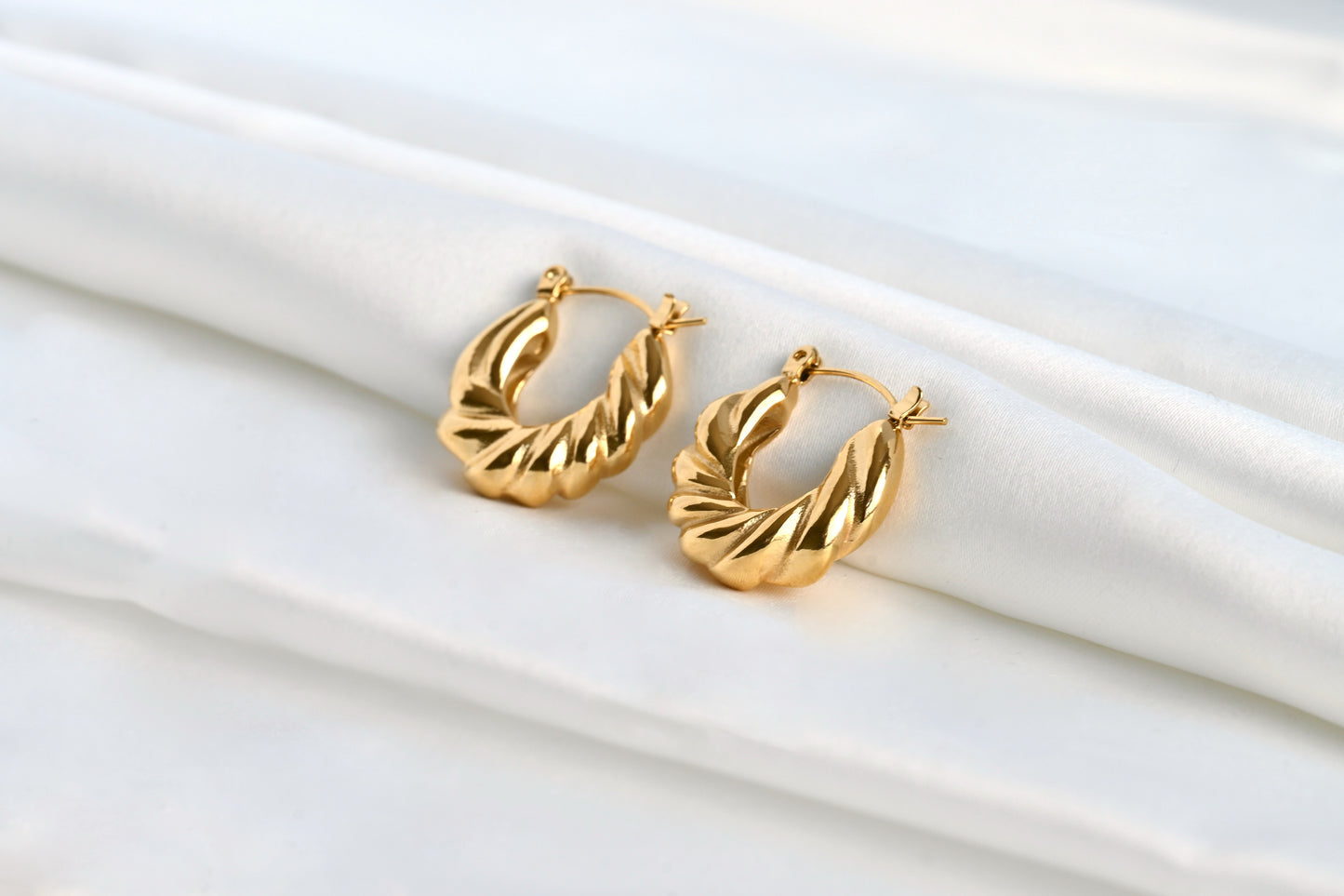 Chunky Croissant Hoops