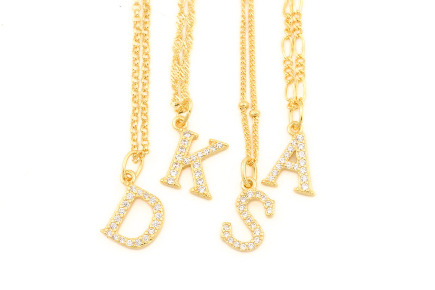 Sterling Silver Initial Necklace