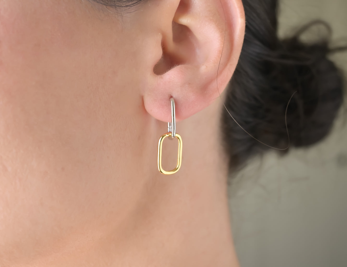 Convertible Double Link Hoops