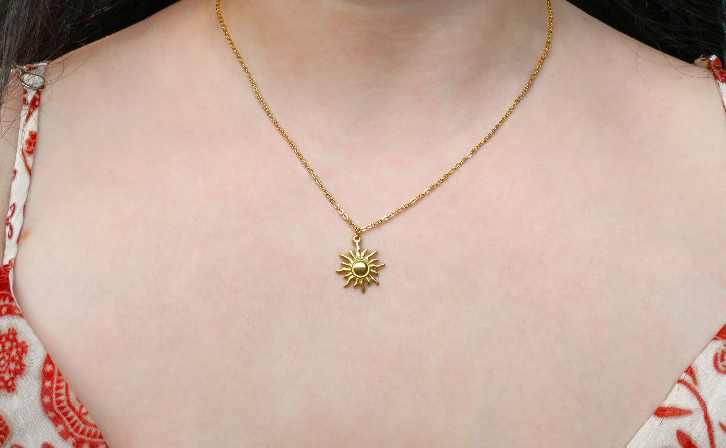 Vintage Sun Necklace