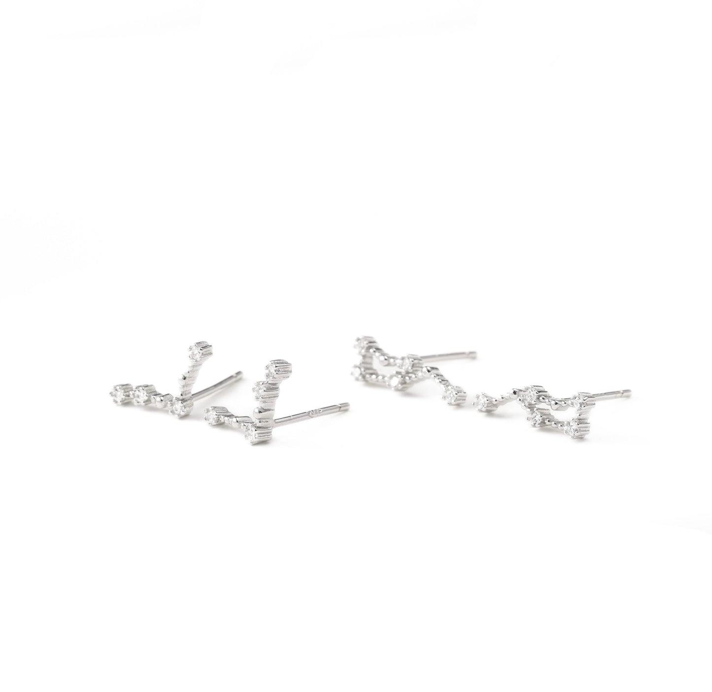 Silver Constellation Studs