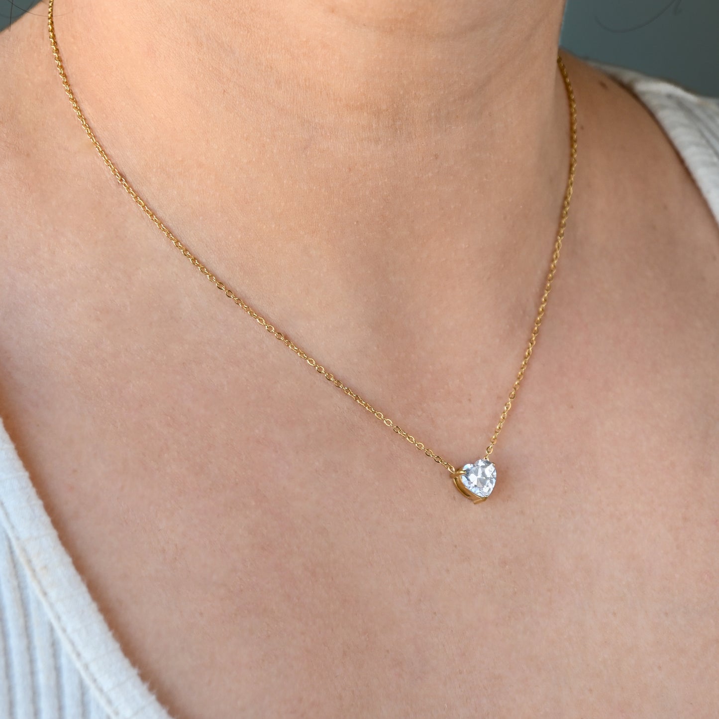 Diamond Heart Necklace