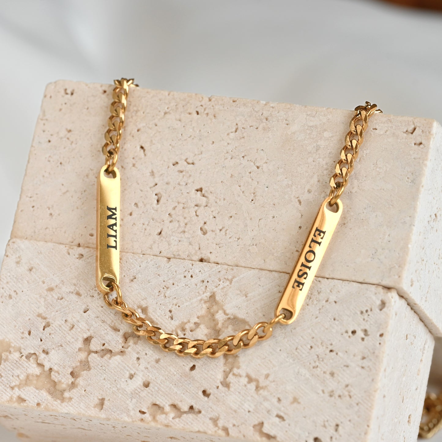 Multiple Name Bars Necklace