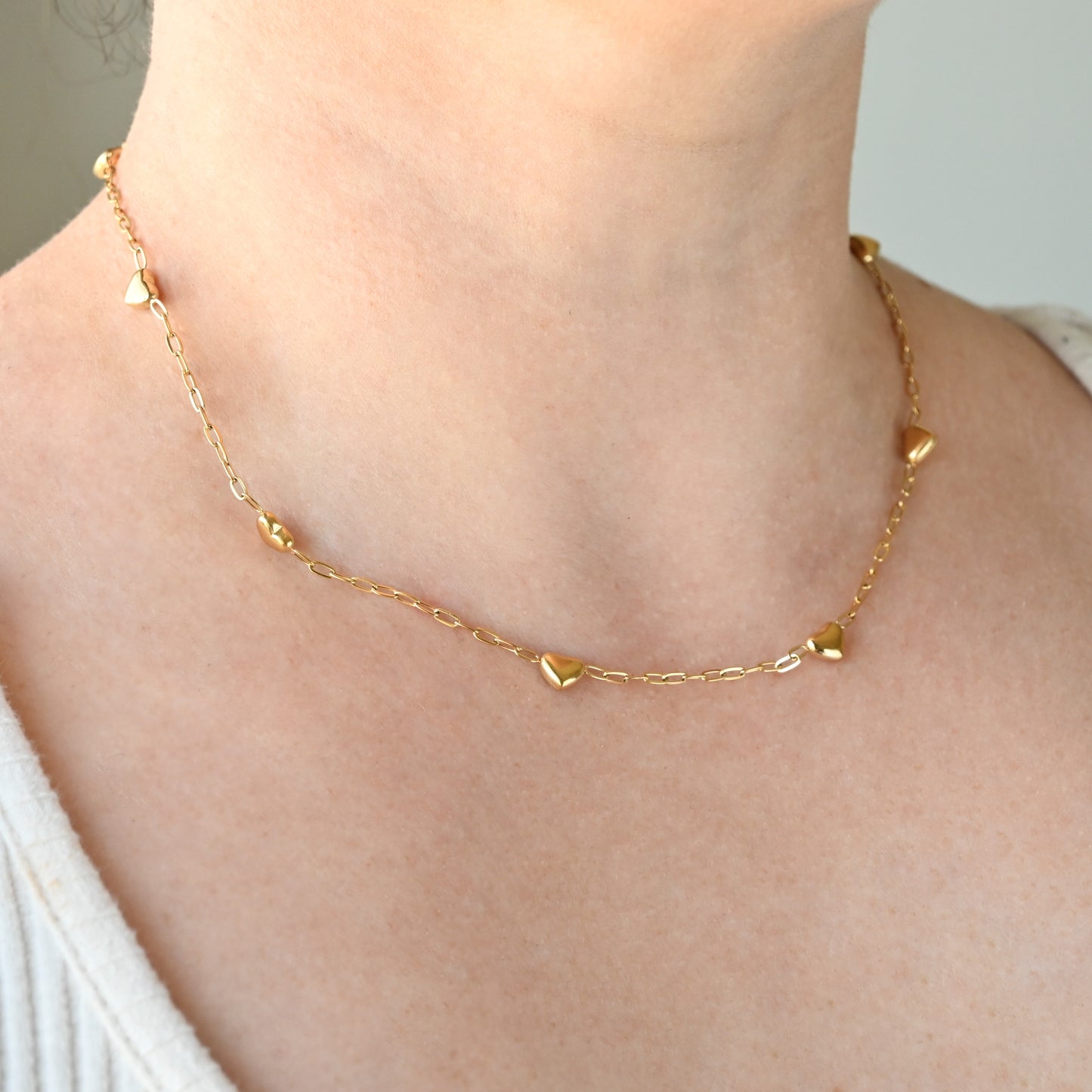 Paperclip Heart Necklace