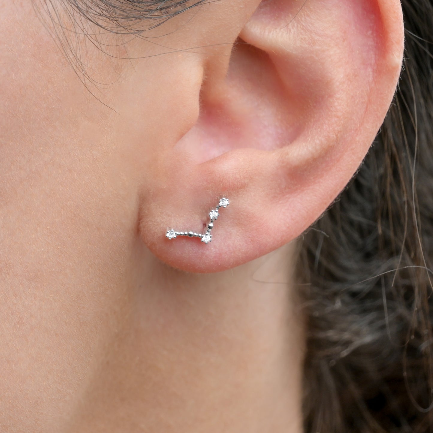 Silver Constellation Studs