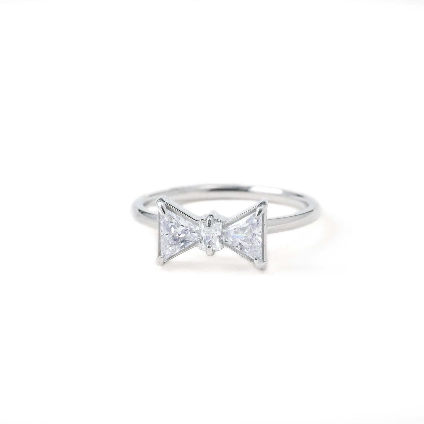 Diamond Bow Ring