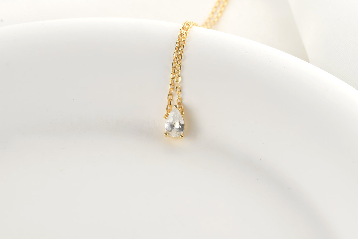 Silver Diamond Necklace