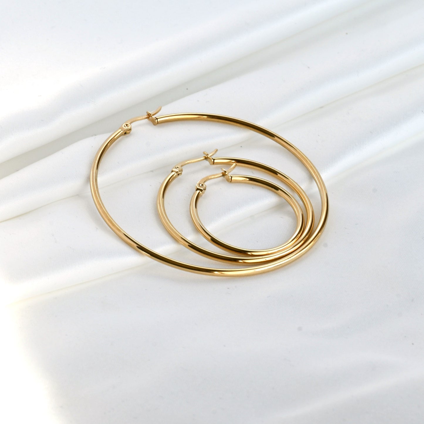 1.8mm Thin Gold Hoops