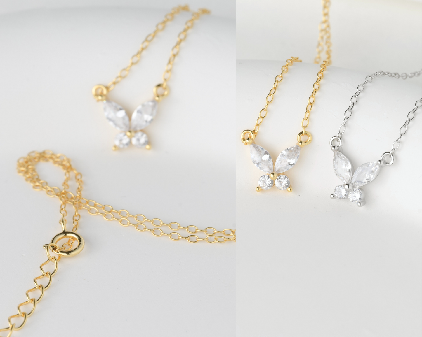 Marquise Butterfly Necklace