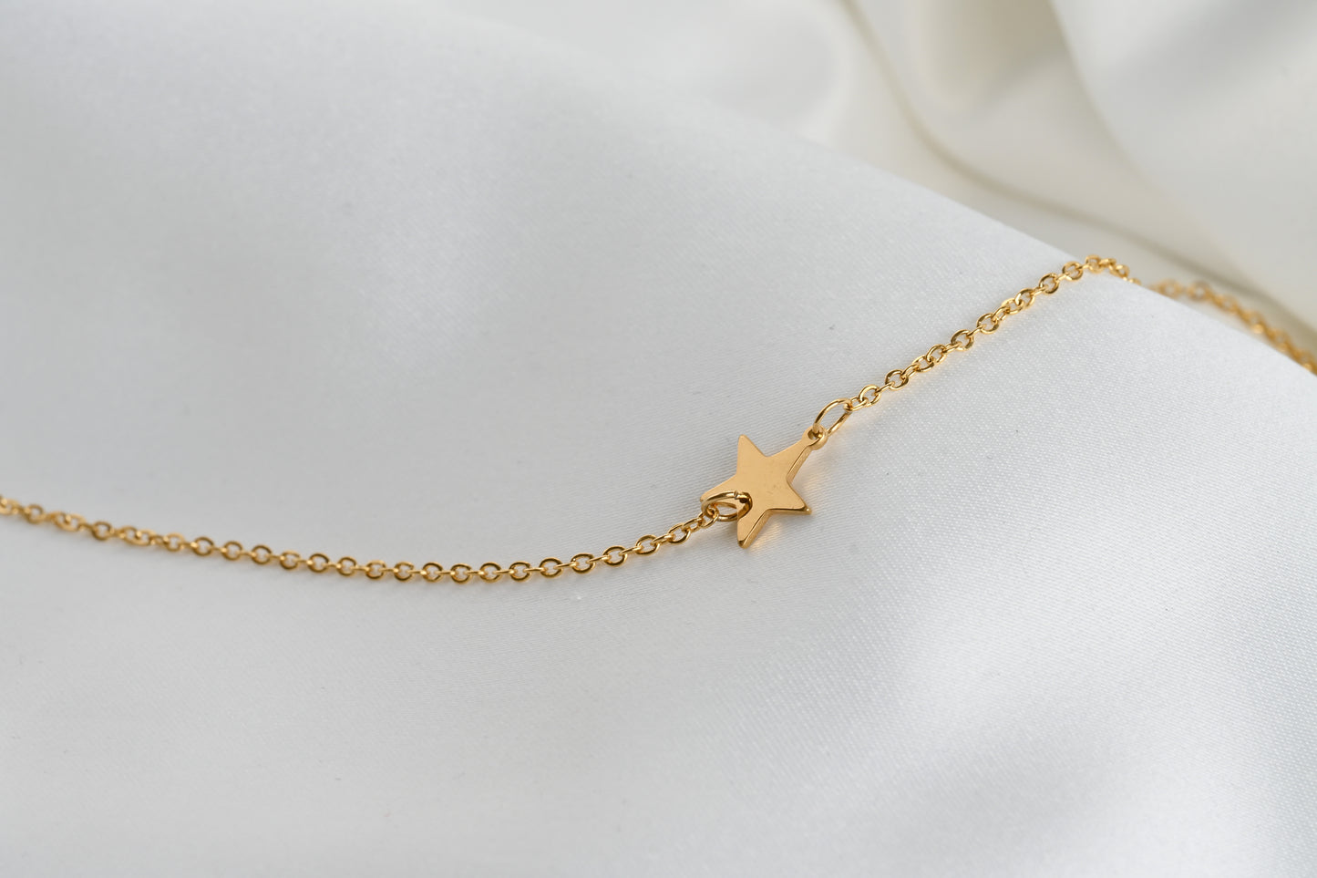 Moon and Star Necklace