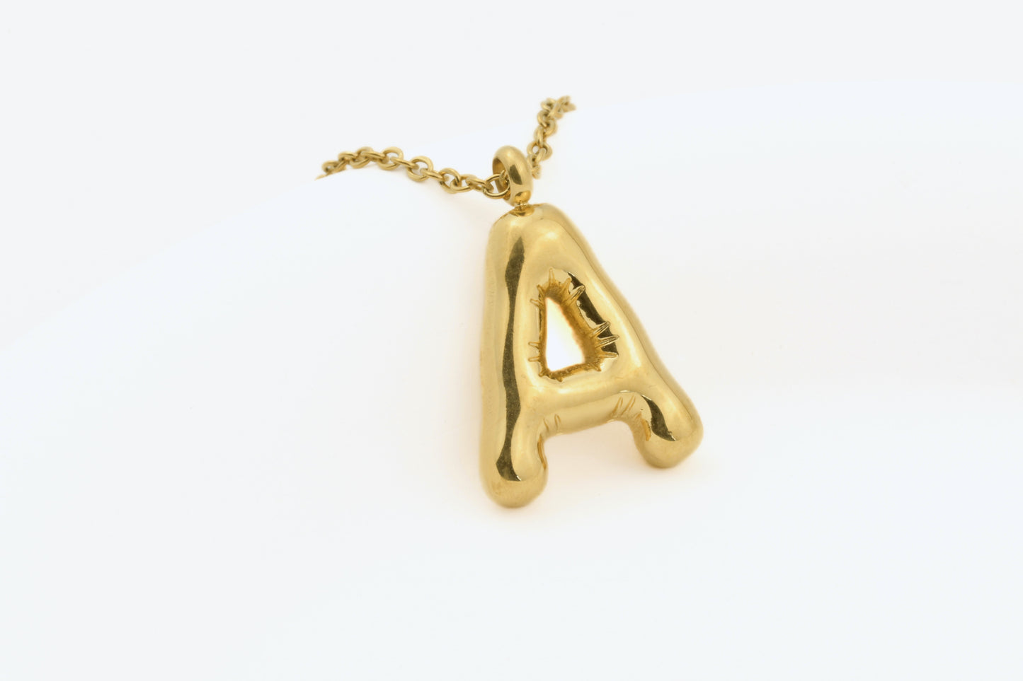 Molten Initial Necklace