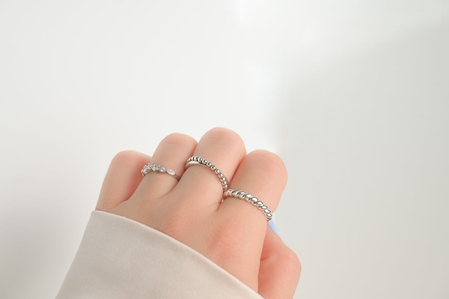Silver Open Rings