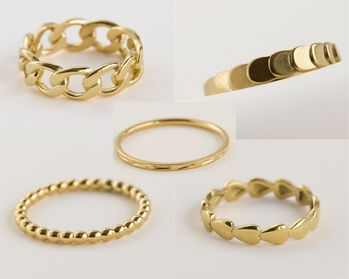 Dainty Gold Rings