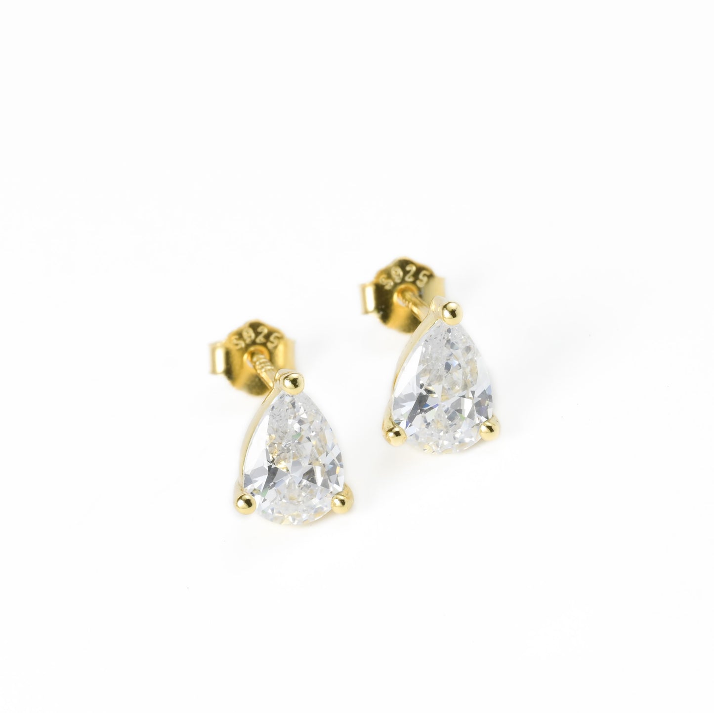 Pear Diamond Studs