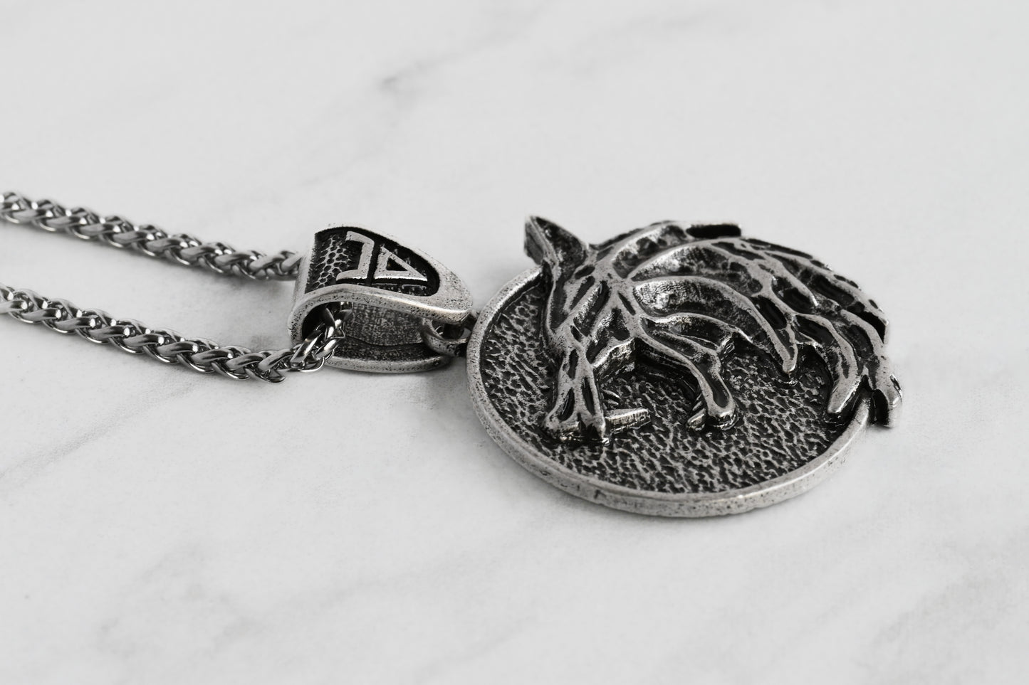 Men's Wolf Head Necklace