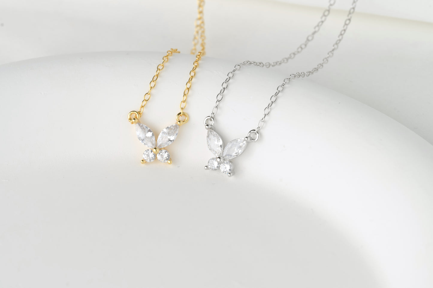 Marquise Butterfly Necklace