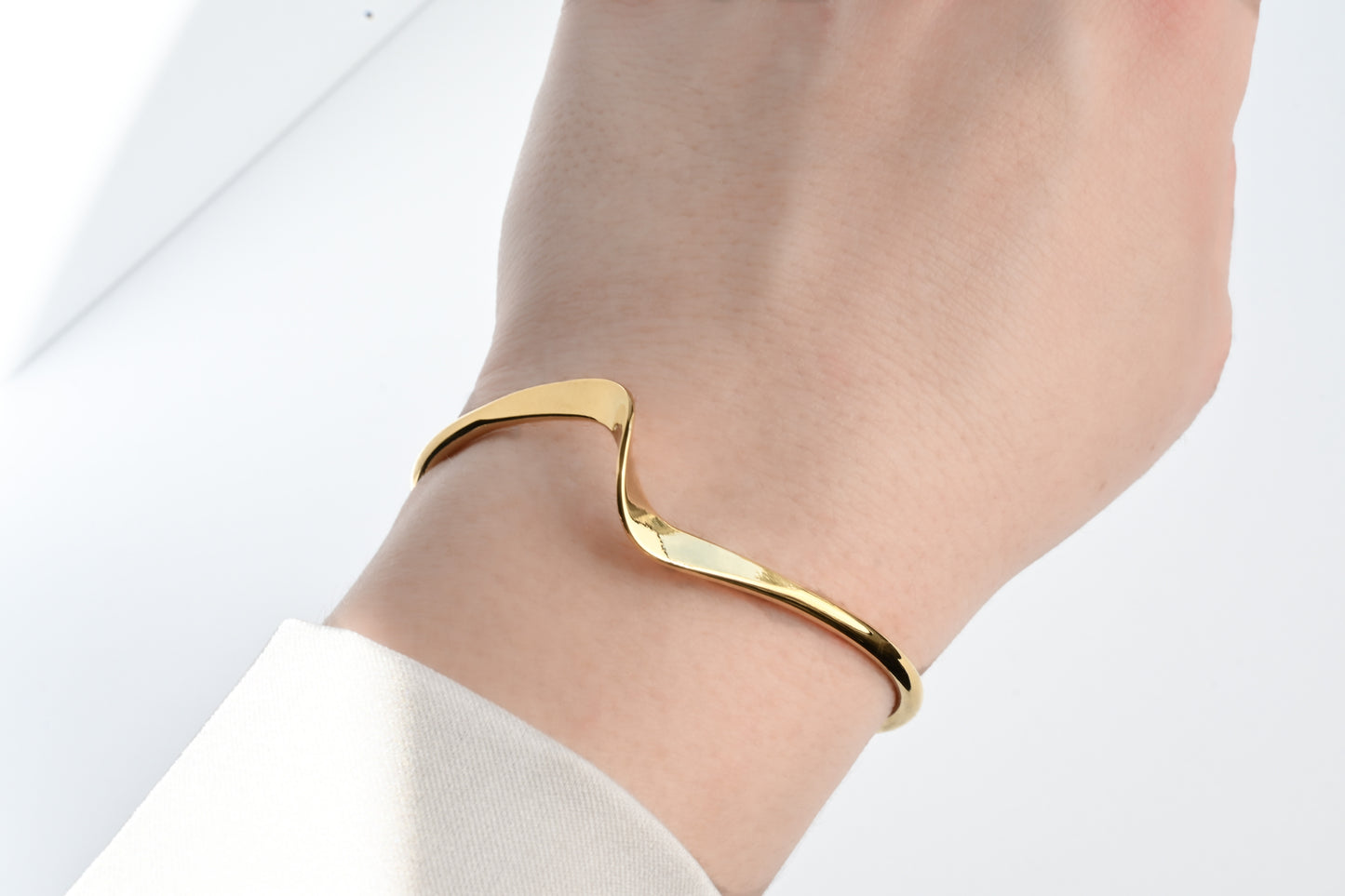 Sculptural Cuff Bracelet