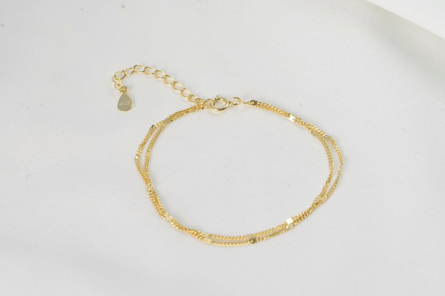 Sequin Curb Bracelet