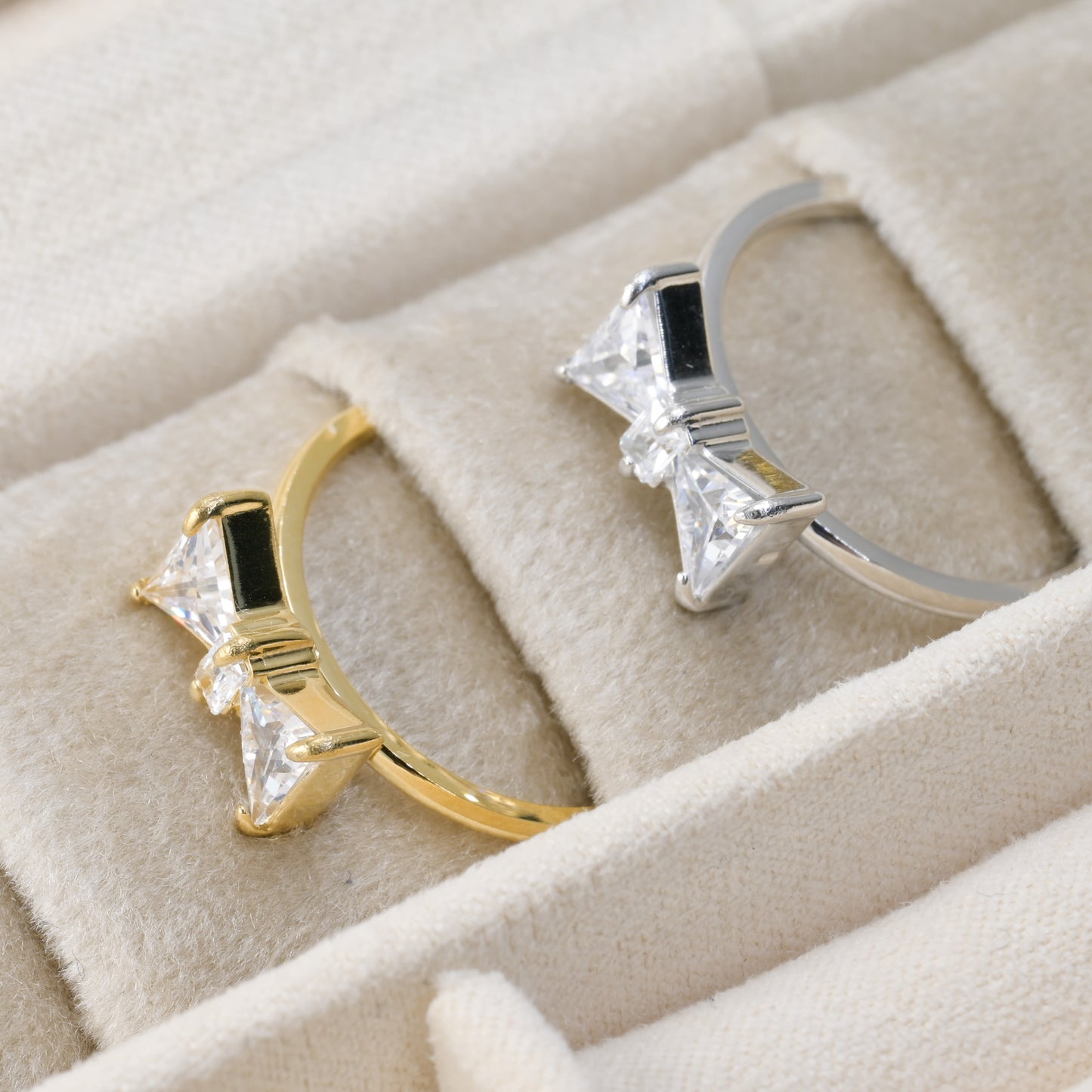 Diamond Bow Ring