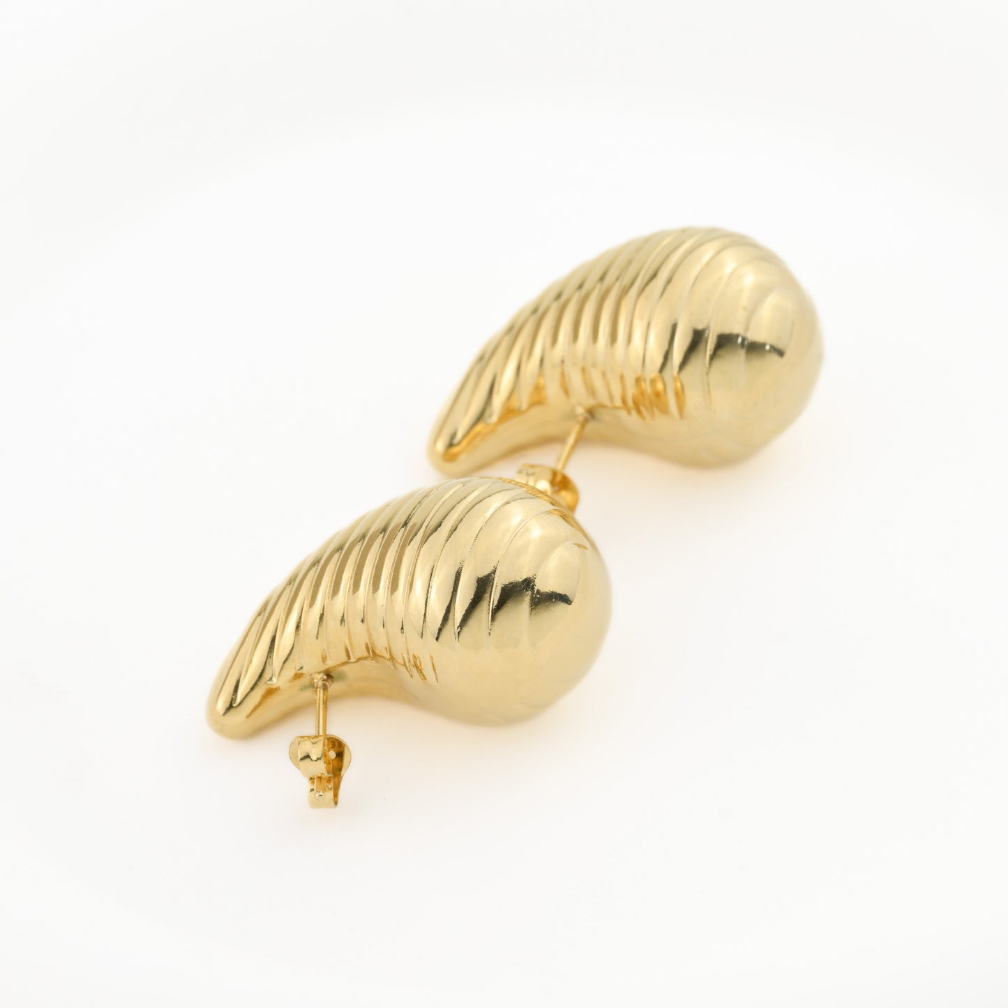 Textured Chunky Drop Earrings