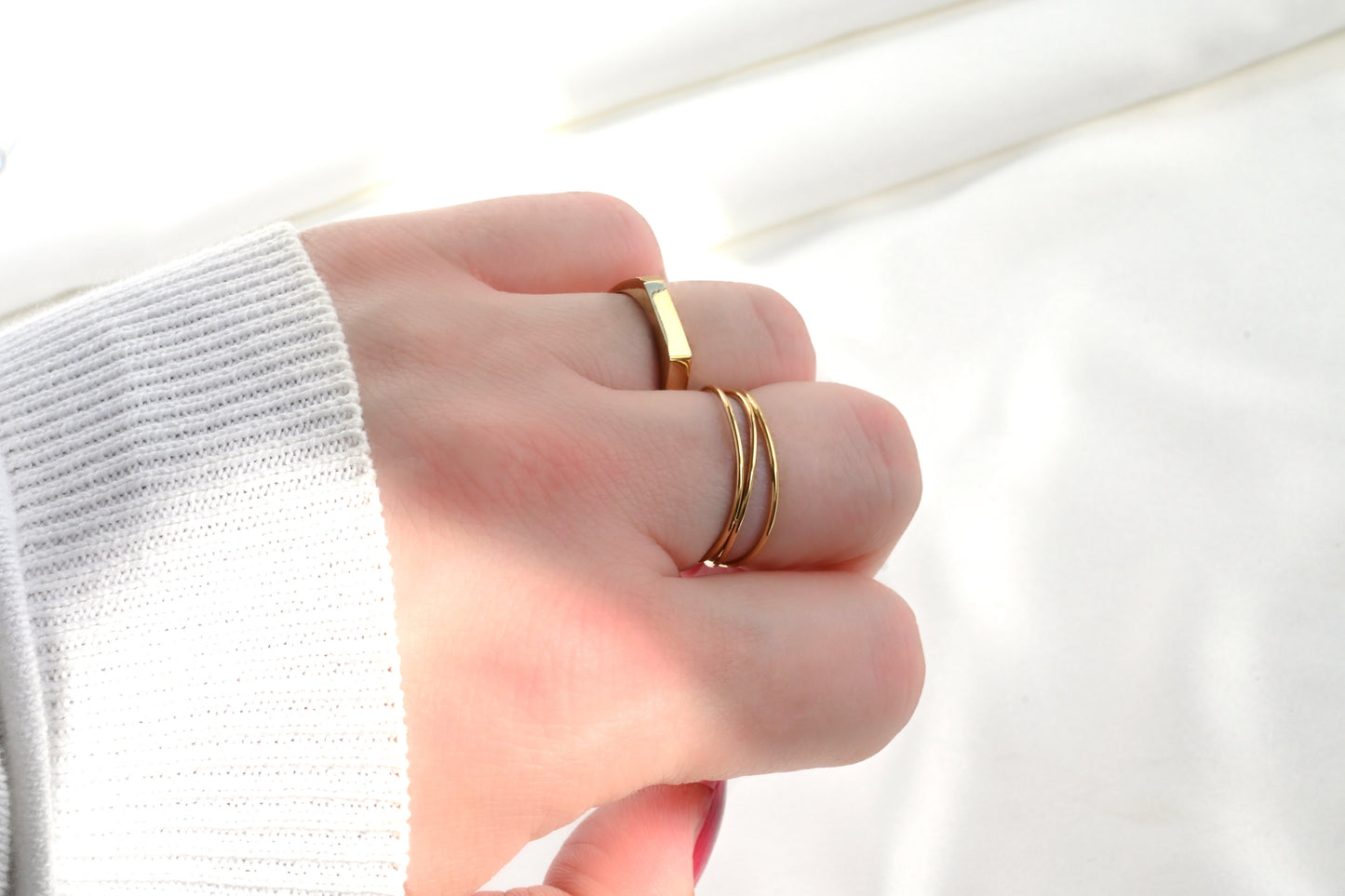 Layered Wire Ring