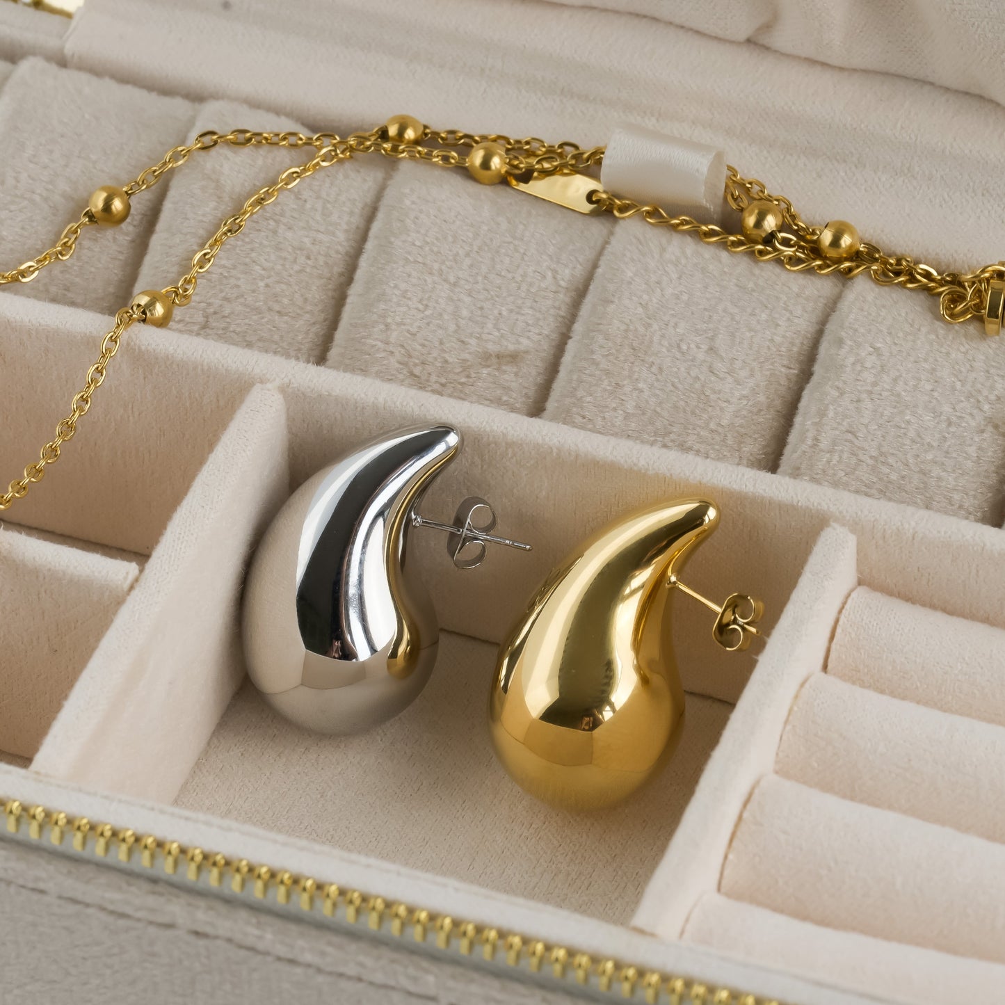 Waterproof Chunky Drop Earrings