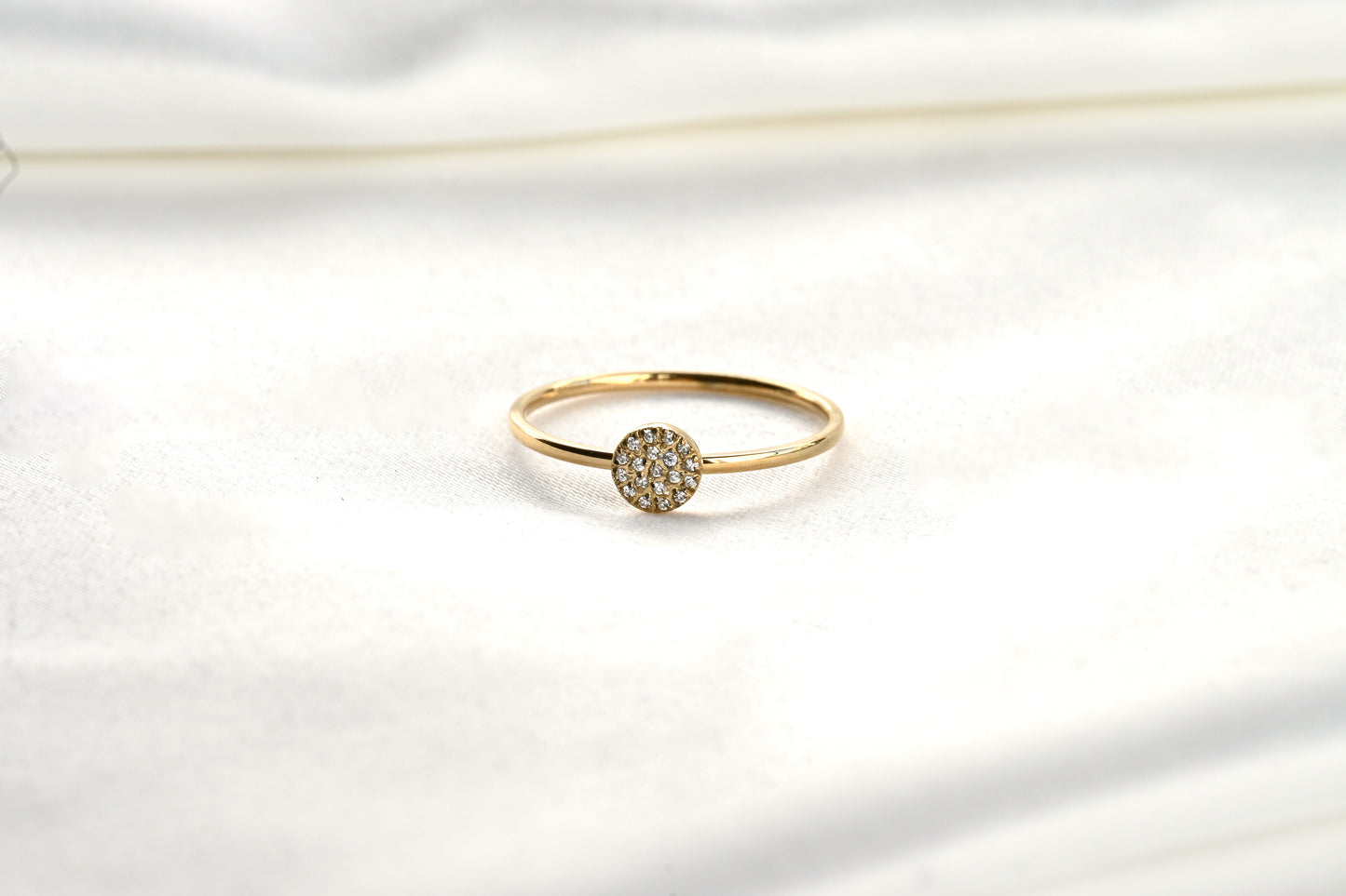 Round Pave Ring