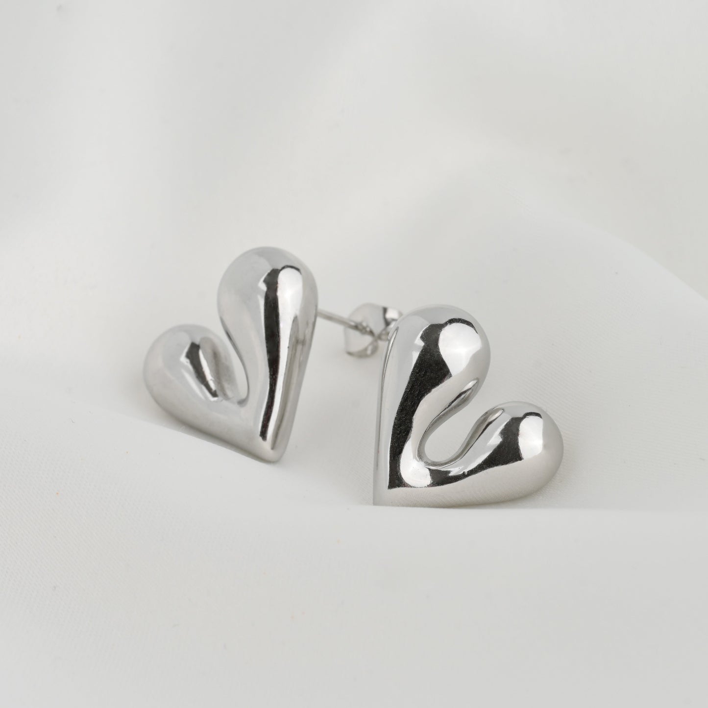 Puffed Heart Earrings