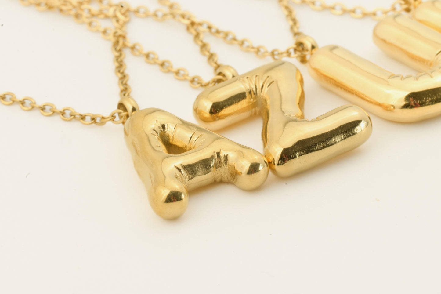 Molten Initial Necklace