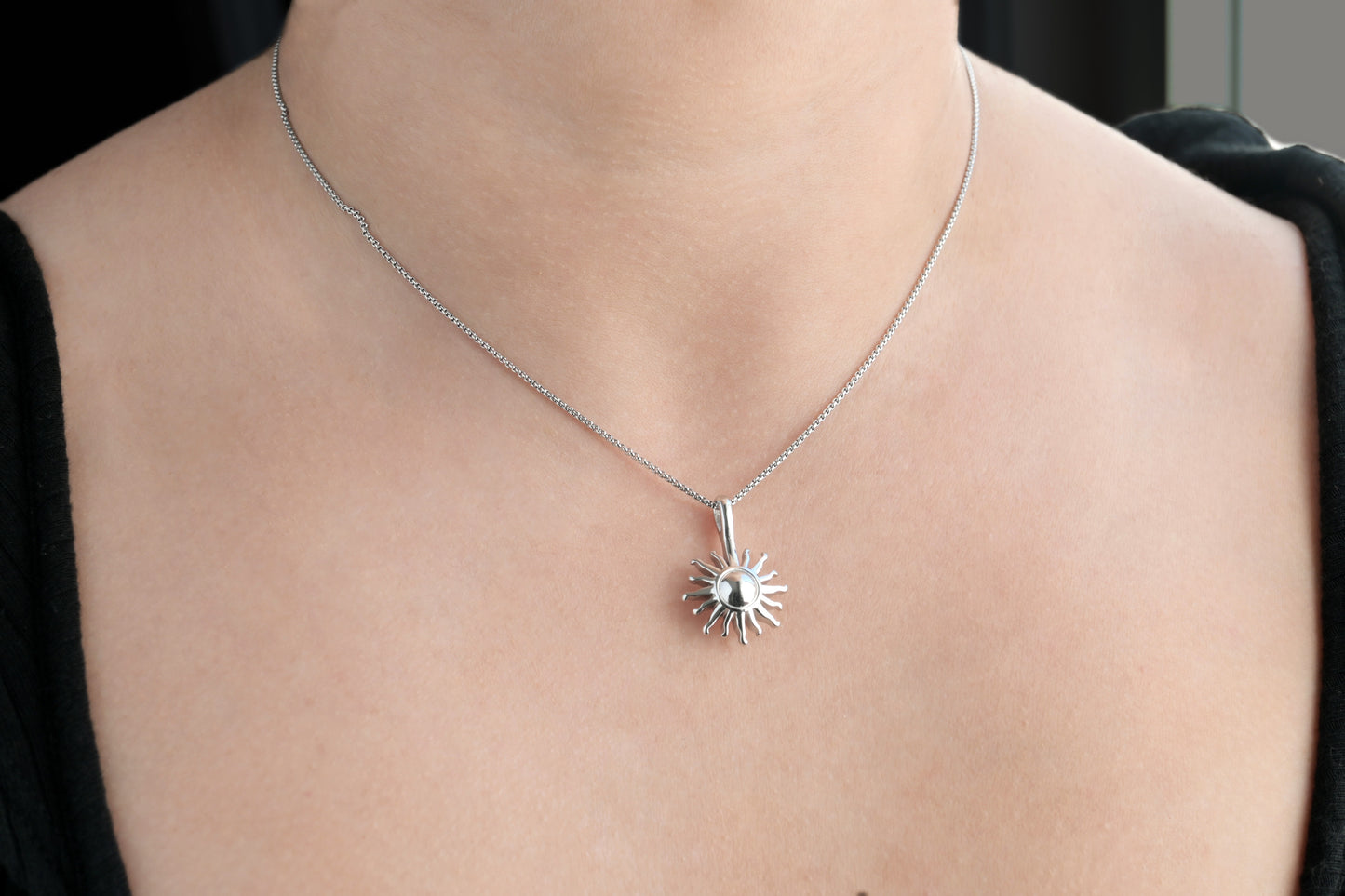 Medium Sun Necklace