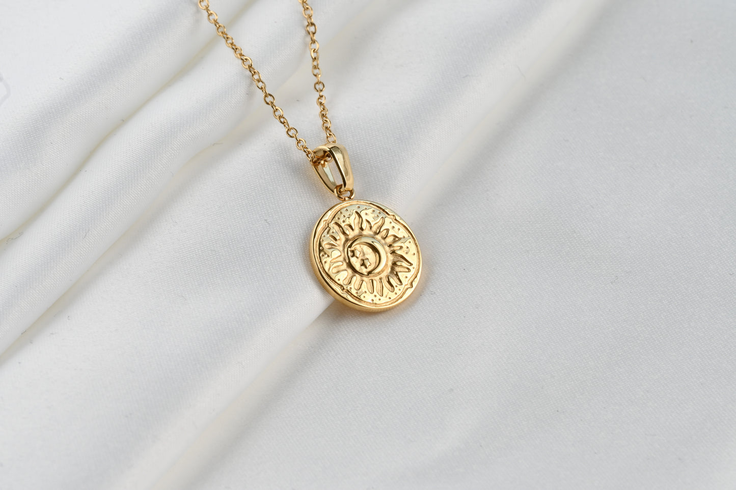 Vintage Sun Necklace