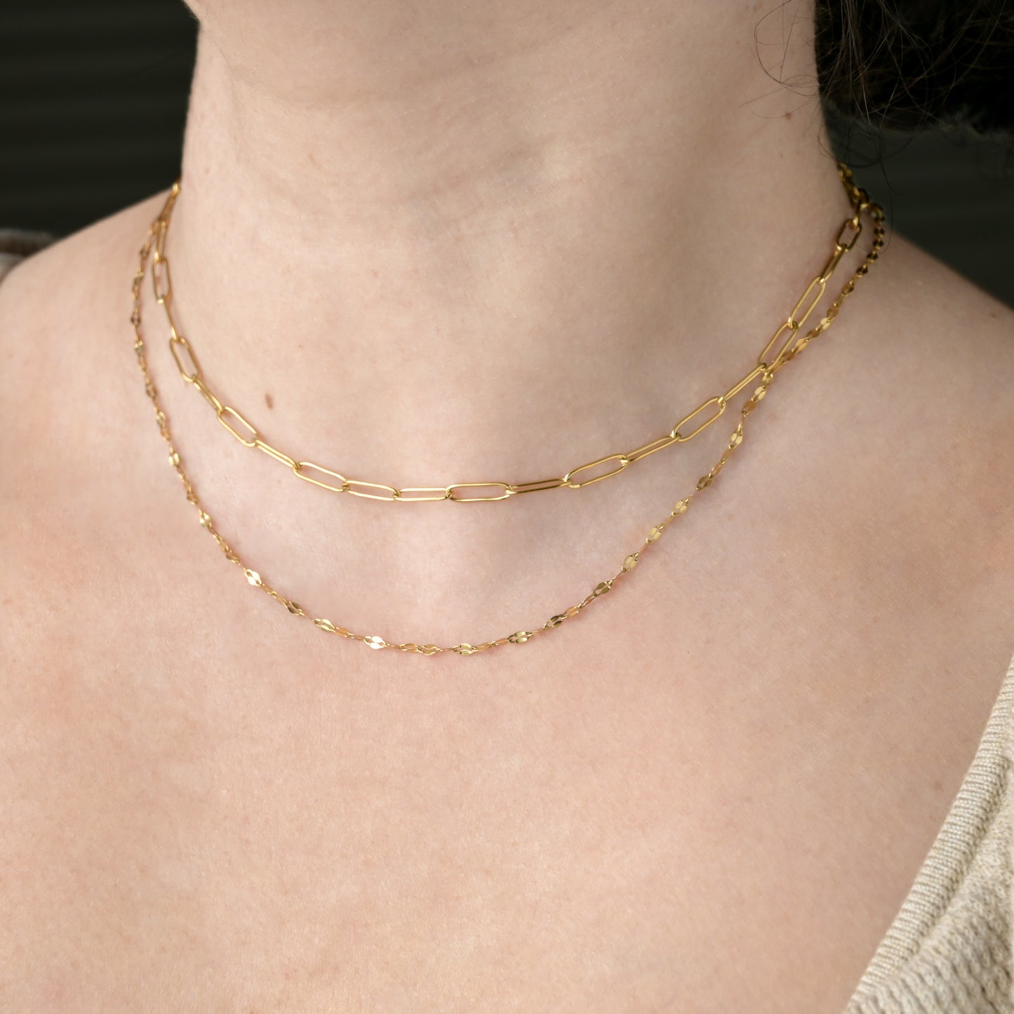 Mirror Chain Necklace