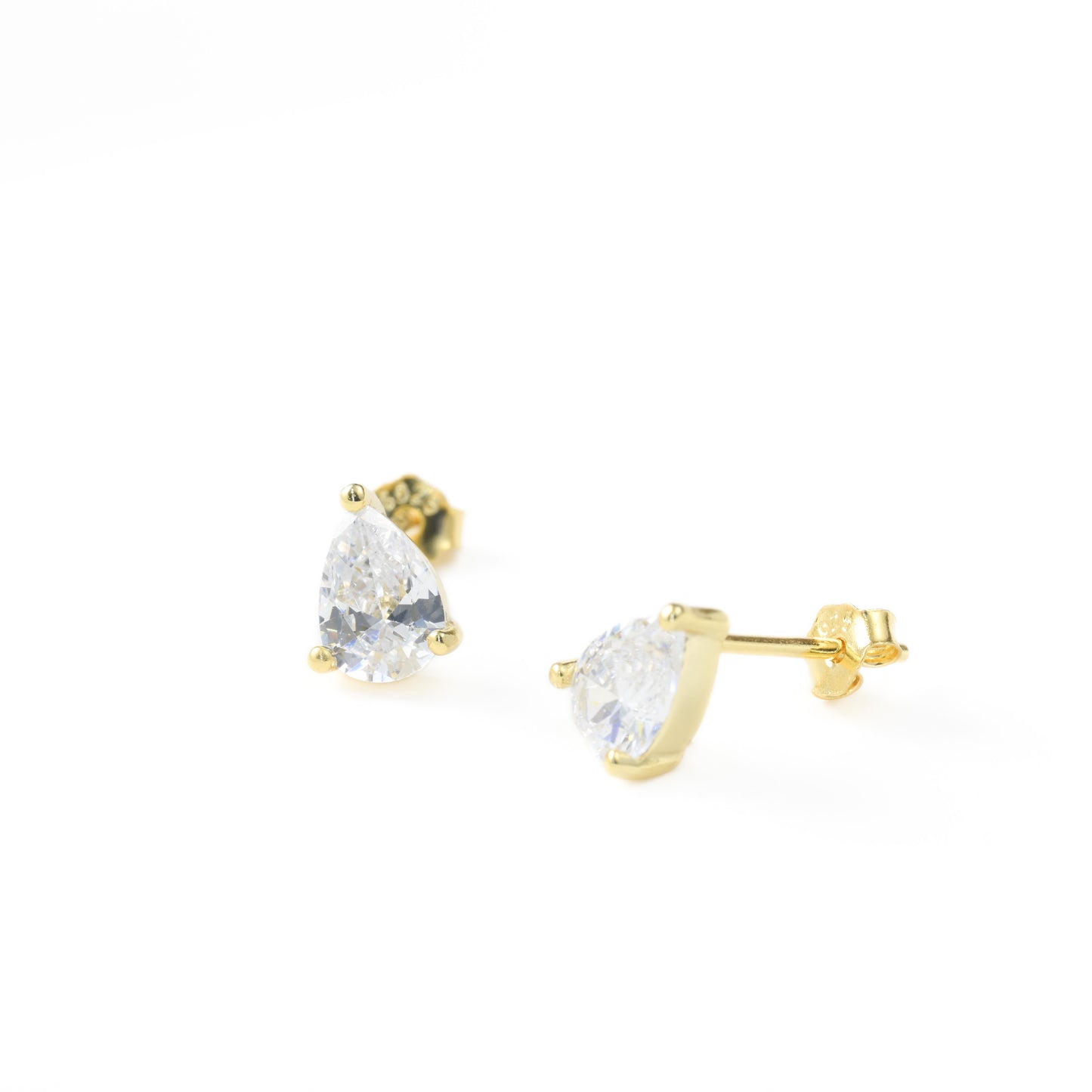 Pear Diamond Studs