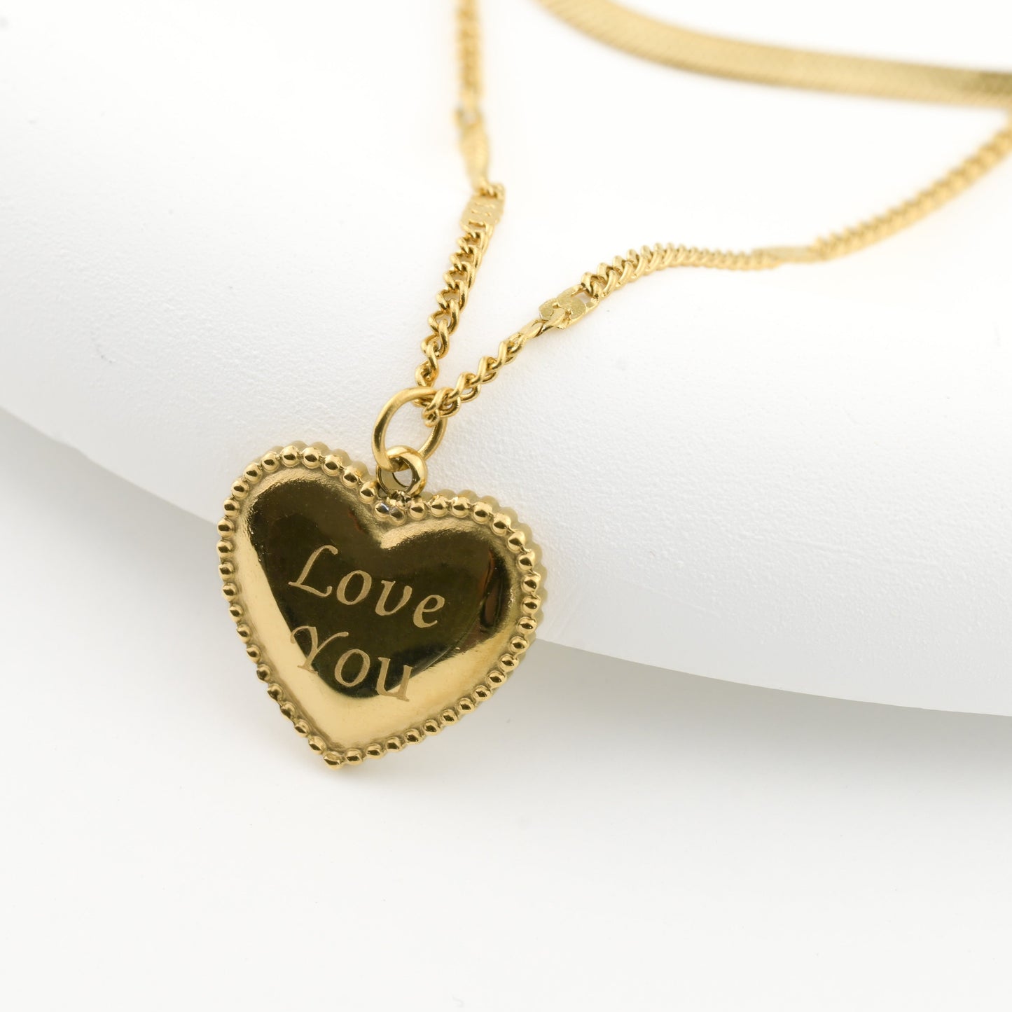 Layered Heart Necklace