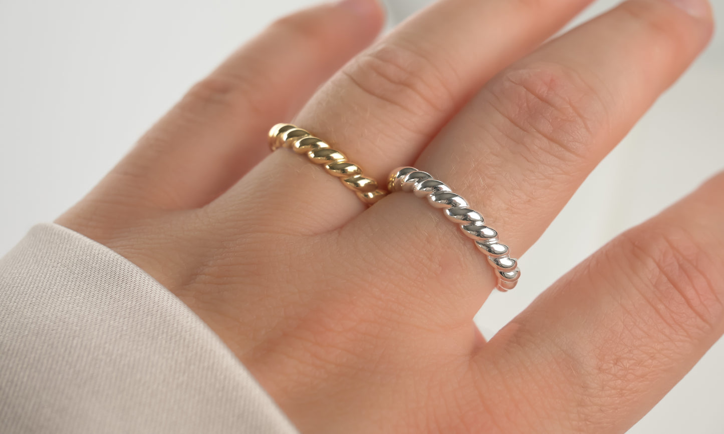 Silver Open Rings