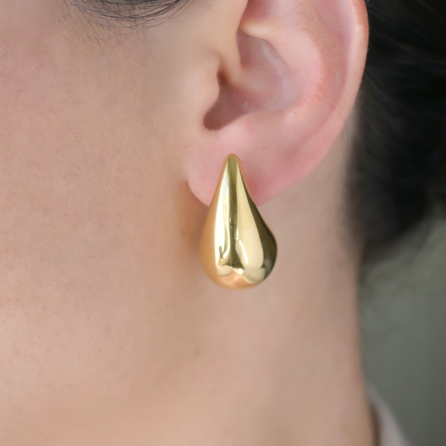 Textured Chunky Drop Earrings