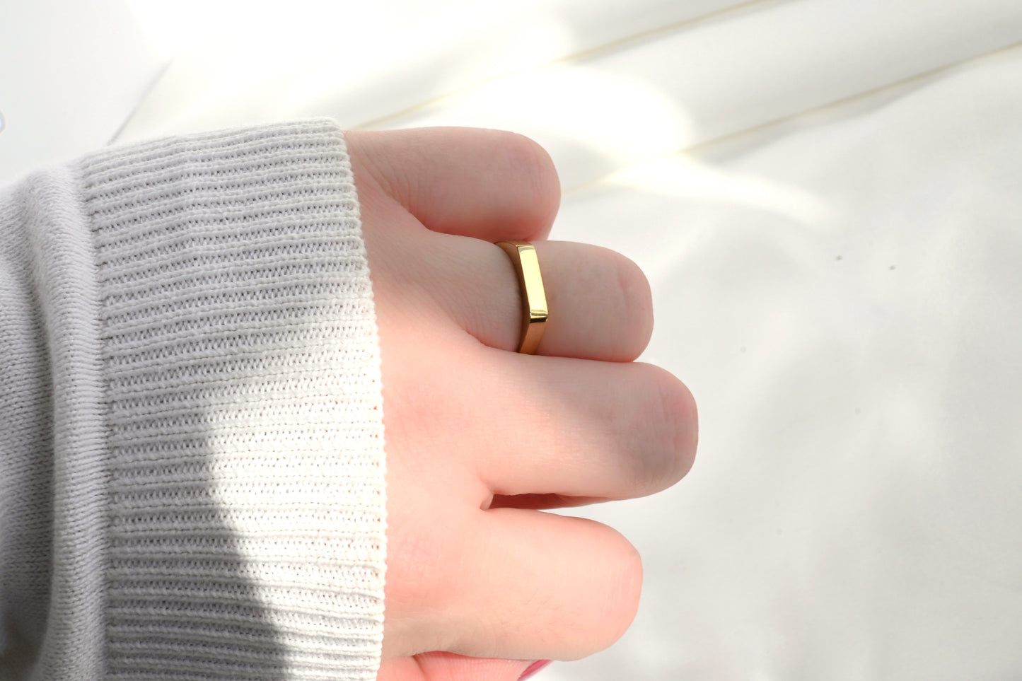 Slim Signet Ring