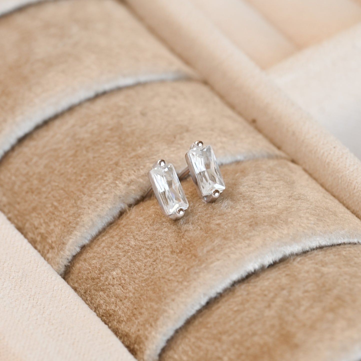Diamond Bar Studs