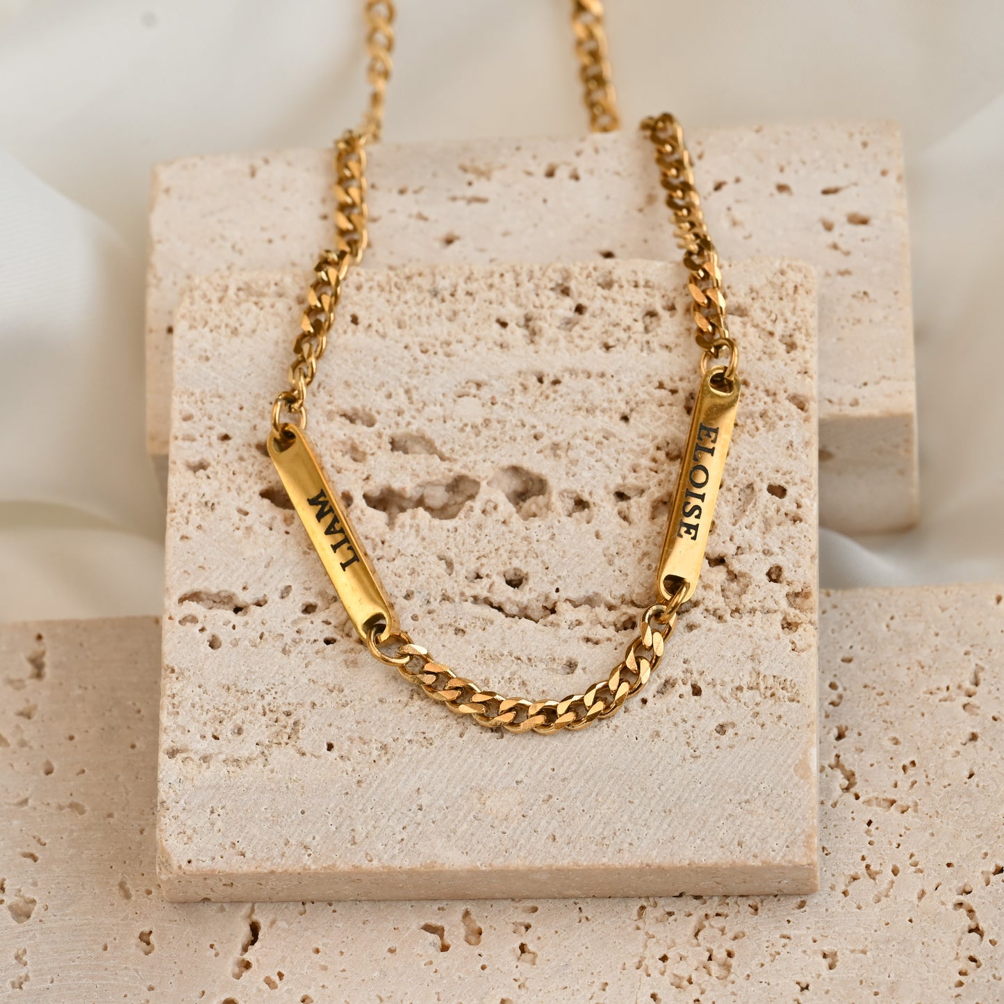 Multiple Name Bars Necklace