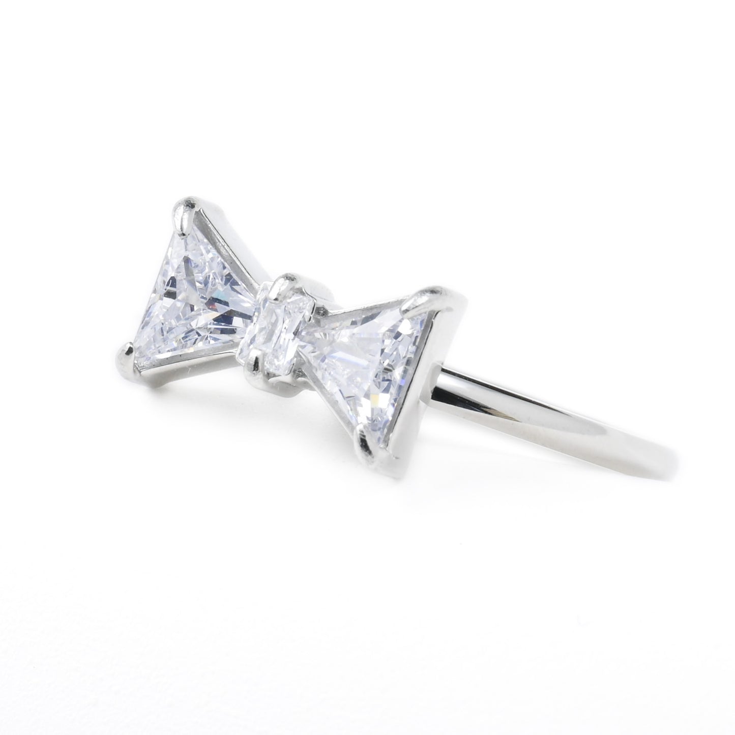Diamond Bow Ring